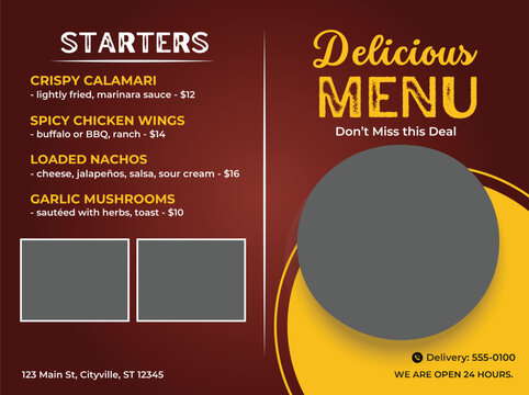 Restaurant Menu Template