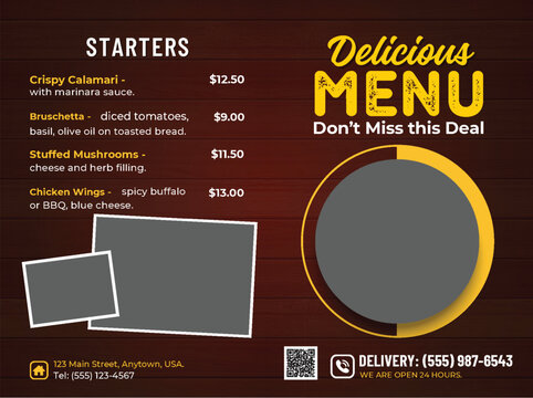 Restaurant Menu Template