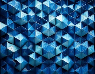 Fototapeta premium retro blue geometric background close up view
