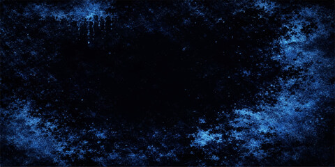 Abstract Blue Space Background Loop with Glowing Stars Deep Galaxy Nebula and Starfield in Dark Cosmic Night Sky Illustration © Sayid