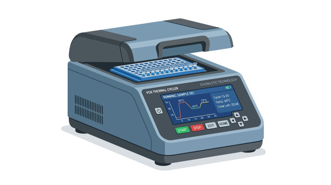 PCR Thermal Cycler Machine for DNA Amplification in Laboratory