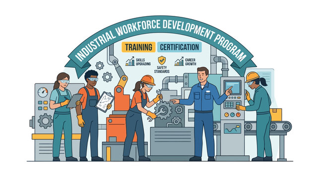 Industrial Workforce Development Program: Training and Certification for Factory Workers
