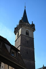 Fototapeta premium Kappelturm in Obernai, Elsass
