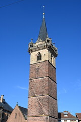 Fototapeta premium Kappelturm in Obernai, Elsass