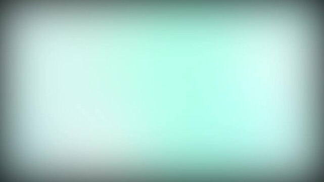 Soft mint green gradient background, with subtle vignette, and smooth light, motion abstract