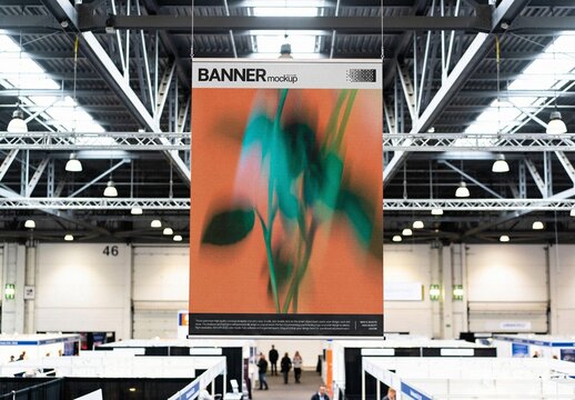 Banner Mockup For Event And Advertising Design
