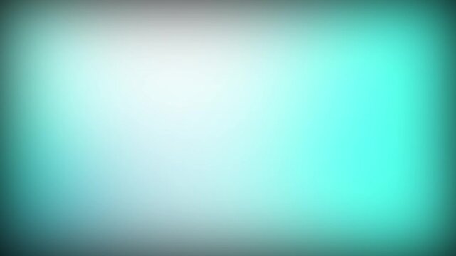 Abstract soft gradient background, in teal and, white with vignette, effect cyan