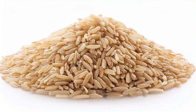 Devzira Rice Closeup Isolated On White Background