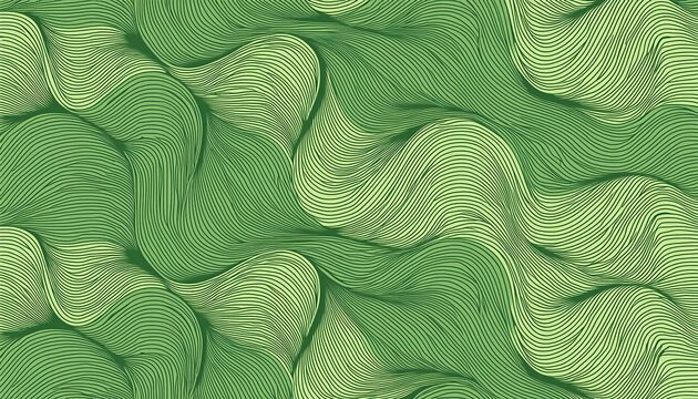 celadon green monochrome abstract oriental geometry geometric contemporary background with multiple wavy ogee lines seamless pattern for wallpapers fabrics packaging design creative projects