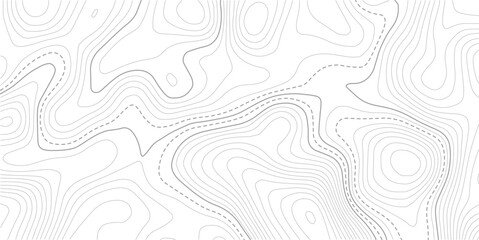 Topographic map background geographic line map with elevation assignments. Rendering abstract illustration.  © MDSOHEL