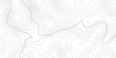 Topographic map background geographic line map with elevation assignments. Rendering abstract illustration.  © MDSOHEL