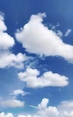 Obraz premium blue sky with clouds