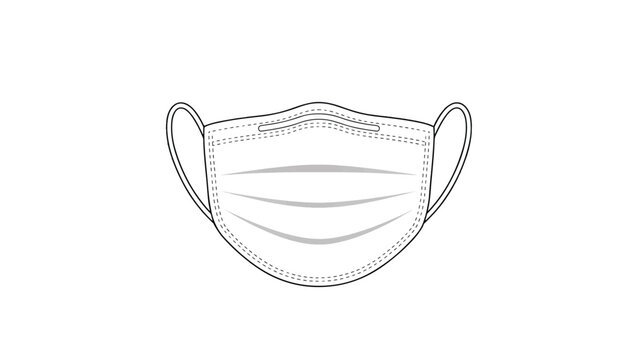 Surgical face mask for health protection