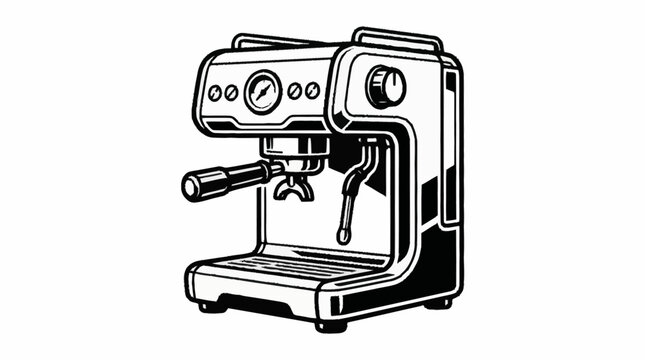 Espresso Machine Coffee Maker Appliance.