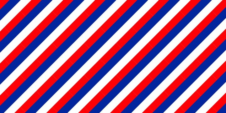 Diagonal tricolor stripe background inspired by the French national flag. Vector illustration for creative projects.