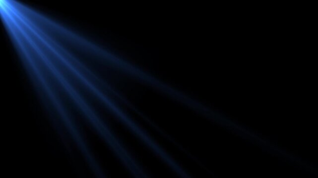 blue spot lights ray isolated alpha channel animation,technology and product light beam overlay social media motion design element