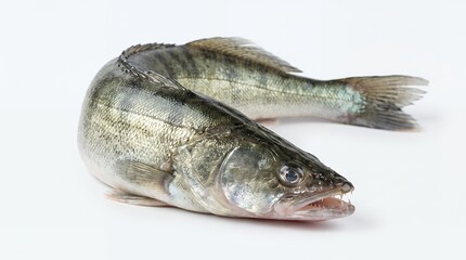 Fototapeta premium fish on white background