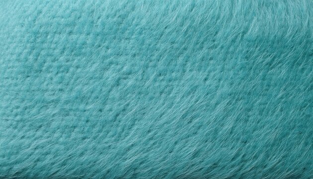Realistic Felt Fabric Texture In Light Pastel Teal Color