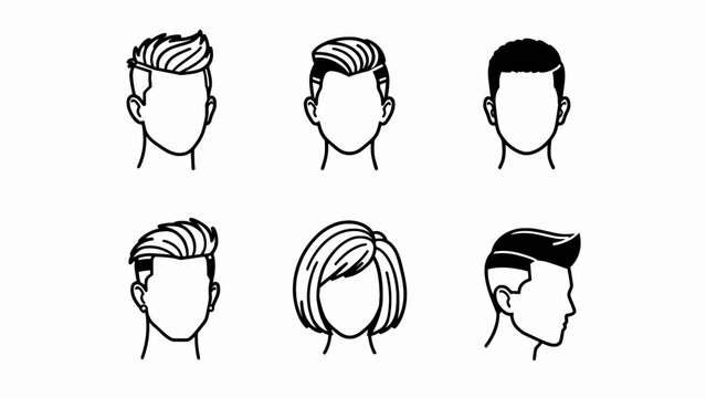 Modern Hairstyles Collection: Men & Women Haircuts Icons