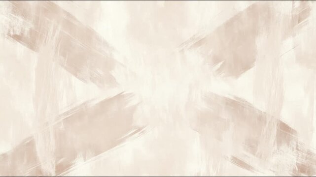 Abstract beige brush stroke texture sweeping seamless loop stop motion hand drawn digital animation for copy space and tiled background