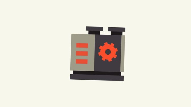 Factory Machine Animation icon