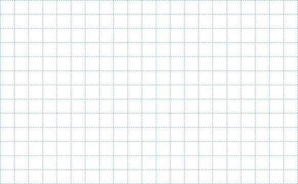 planer page  with dotted blue checkered line square grid seamless pattern. squared graph texture for journal notebook, journal,  School math sheet etc
