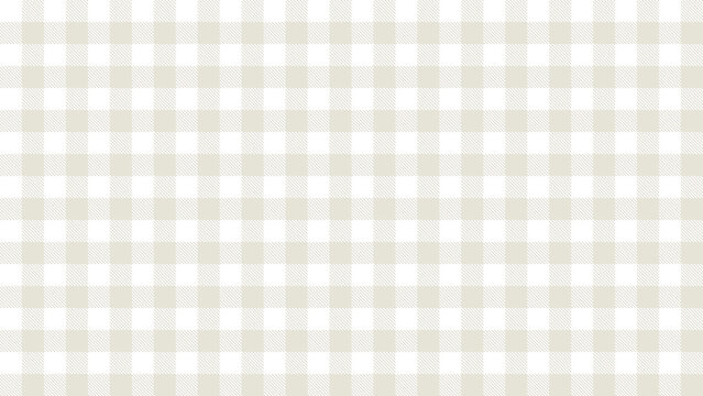 Light cream gingham seamless pattern background for picnic and table cloth. beige color checkered plaid backgrounds
