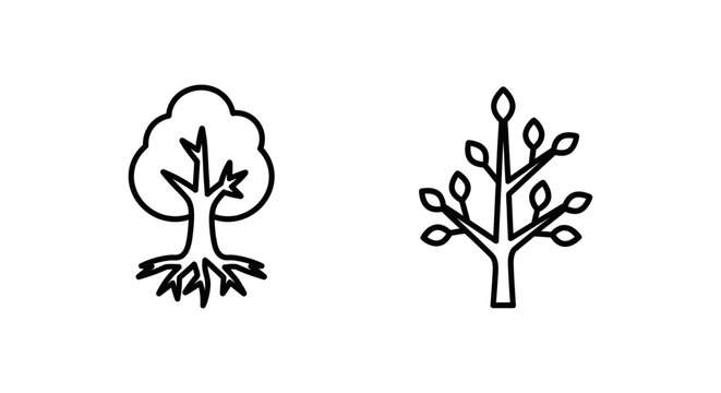Family tree archive and ancestry branch icon set with ancestry genealogy heritage monochrome database research connection generation identity relationship evolution structure