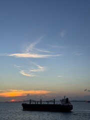 Obraz premium sunset at the sea