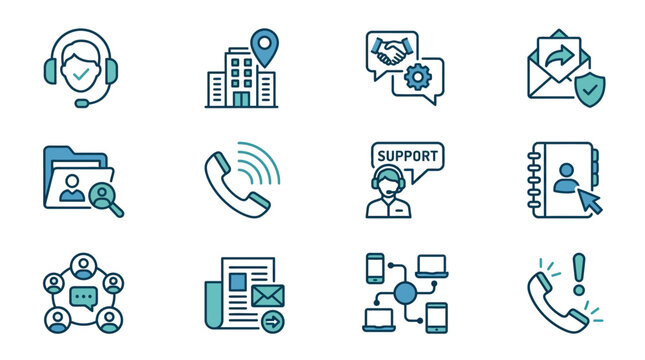 Comprehensive Suite of Modern Business Communication Tools Including Customer Support Operations Office Address Details Professional Messaging Systems Email Services Contact Management and D