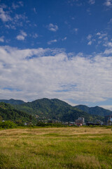Fototapeta premium mountain landscape with blue sky