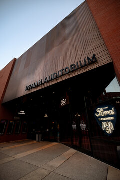 Nashville, Tennessee - June 7, 2026: Exterior views of the historic Ryman Auditorium, the former home of the Grand Ole Opry and one of Nashville&rsquo;s most famous music landmarks.
