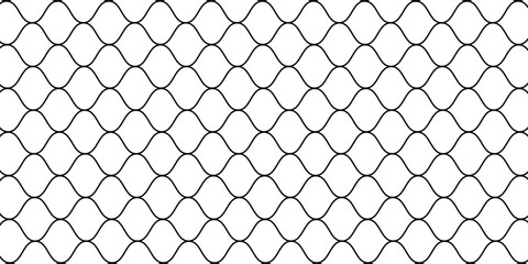 Mesh texture for fishing nets. Seamless pattern for sportswear or soccer goal, volleyball net, basketball hoop, hockey, athletics. Abstract net background for sports © Jastin AP