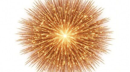 Fototapeta premium Colorful fireworks bursting in night sky on black background celebration festival display with vibrant red and multicolor pyrotechnics holiday party event