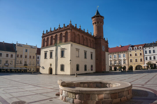 Market Square (Rynek Miejski), heart of Old Town. Tarn&oacute;w, Poland.