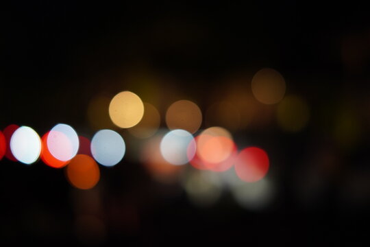 Abstract bokeh blur beckground on urban street in the afternoon, for modern design, presentation and creative visual content