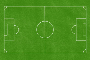 Obraz premium background with soccer field with green grass