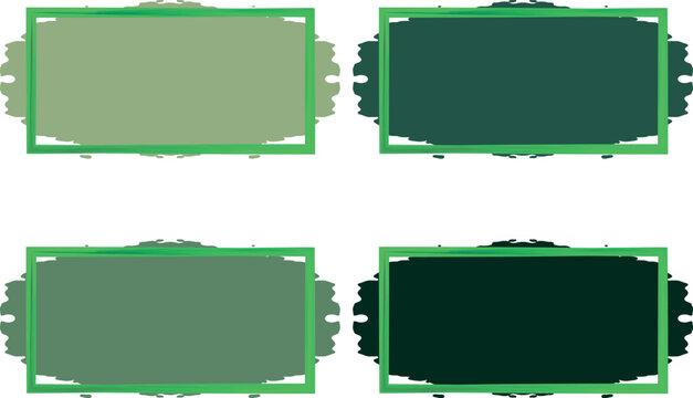 green colors creative abstract text box banners frames