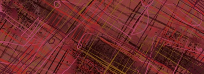 Abstract image for printing. Picture for modern interiors. The picture is painted by hand on a tablet. © neurostructure