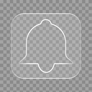 Notification Bell Icon with Alert Badges Minimalist Line Art Vector