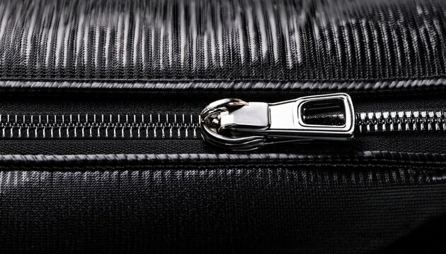 black zippered hard case close up zipper pull detail