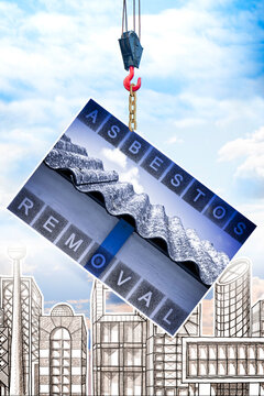 Asbestos removal concept image