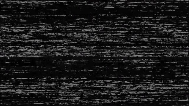 Old film tape defects tv screen with electronic analog signal visual noise for vintage and retro design projects. Suitable for background textures or oldschool aesthetic.