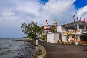 Temple Sagar Shiva à Poste de Flacq, Ile Maurice, Océan Indien, Afrique © Gerald Villena