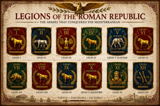 Legions of the Roman Republic Military Standards Collection