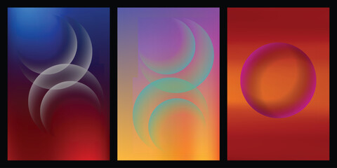 Fototapeta premium Abstract Blue and Orange Rainbow Wave Background Vector with Bright Flowing Curves Colorful Light Lines and Modern Banner Design Illustration Template