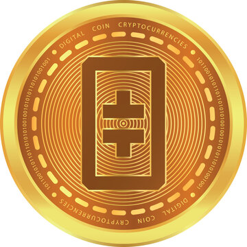 theta network-theta cryptocurrency drawings on abstract background. 3d illustrations.
