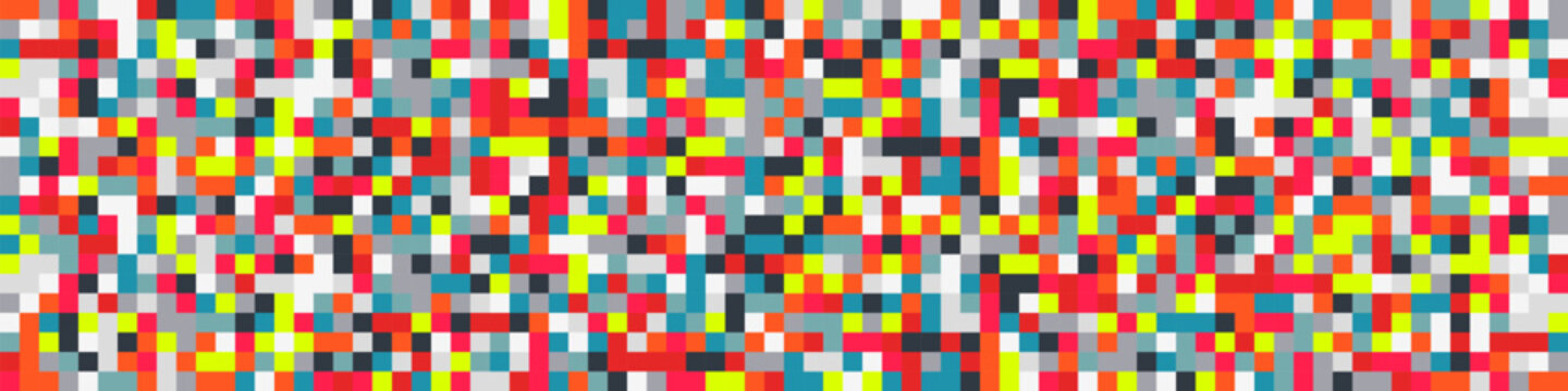 colorful square pixel mosaic pattern background vector illustration