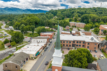 Fototapeta premium burnsville, north carolina