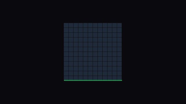 Minimalist digital grid background, with animated horizontal, scanning line for, tech interface and, data visualization
